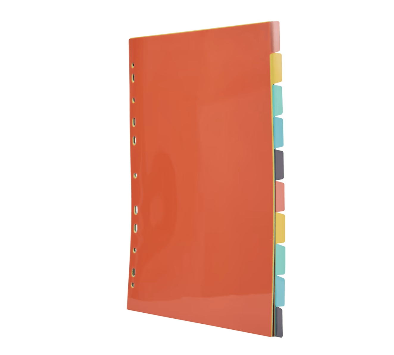 Unbranded 10 Tab Bright Dividers A4 file dividers indices document Organizer Office