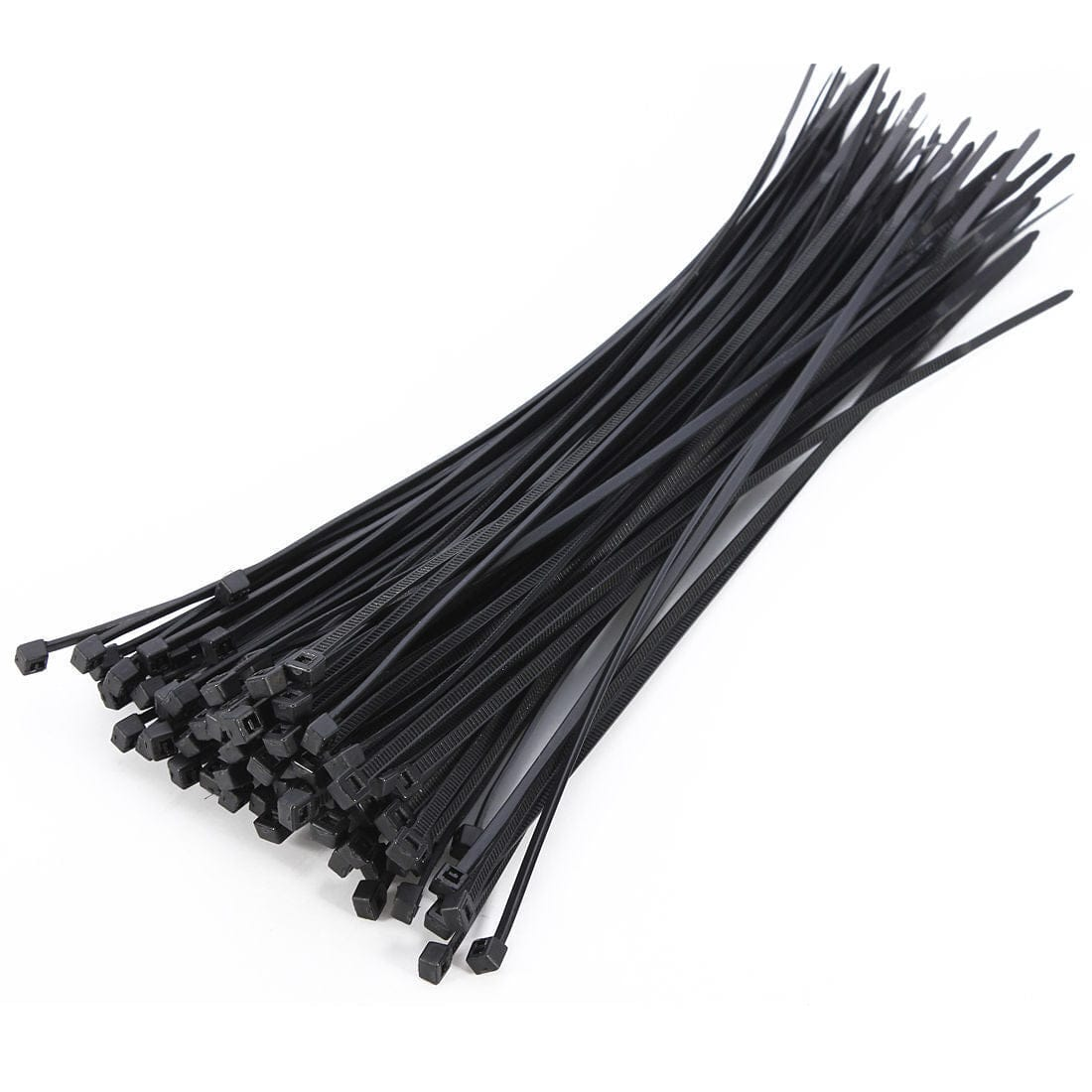 Unbranded 100 Pcs Practical 3x200mm Network Plastic Wire Zip Cord Strap Nylon Cable Tie