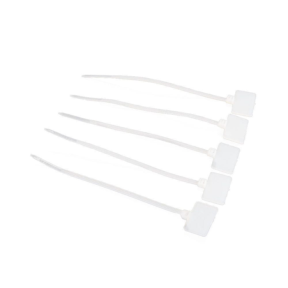 Unbranded 100Pcs Zip Ties Write On Ethernet RJ45 RJ12 Wire Power Cable Label Mark Tag