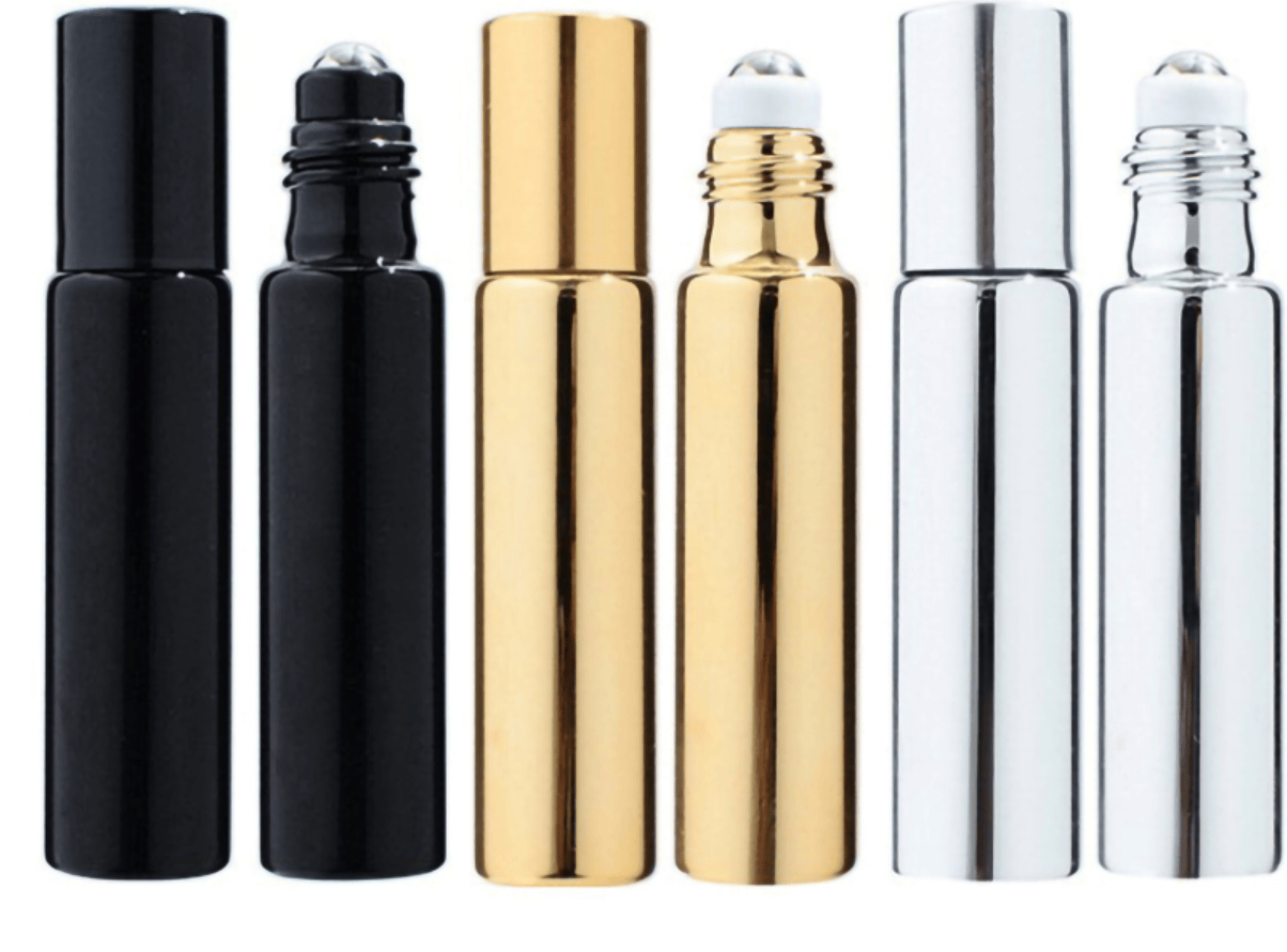 Unbranded 10ML Metal Roller Refillable Bottle Essential Oils Roll-on Perfume Bottles