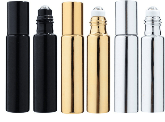 Unbranded 10ML Metal Roller Refillable Bottle Essential Oils Roll-on Perfume Bottles
