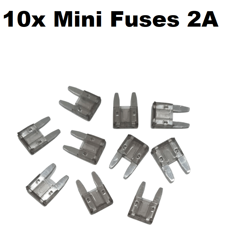 Unbranded 10x 2 AMP Mini Car Fuse Blade Truck Auto 2A Automotive Fuses