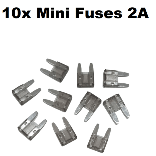 Unbranded 10x 2 AMP Mini Car Fuse Blade Truck Auto 2A Automotive Fuses