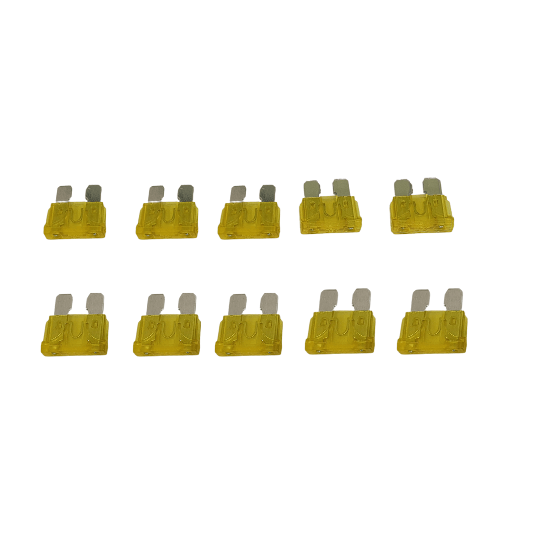 Unbranded 10x 20 AMP Standard Car Fuse Blade Truck Auto 20A Automotive Fuses
