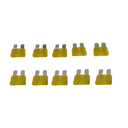 Unbranded 10x 20 AMP Standard Car Fuse Blade Truck Auto 20A Automotive Fuses