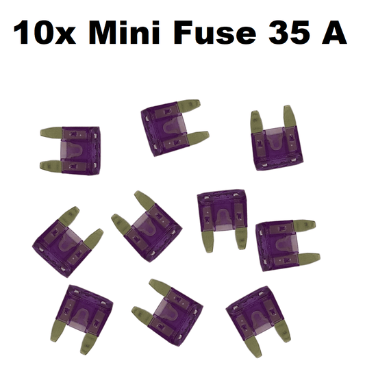 Unbranded 10x 35 AMP Mini Car Fuse Blade Truck Auto 35A Automotive Fuses