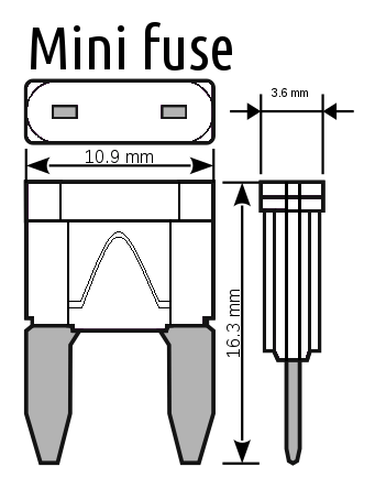 Unbranded 10x 35 AMP Mini Car Fuse Blade Truck Auto 35A Automotive Fuses