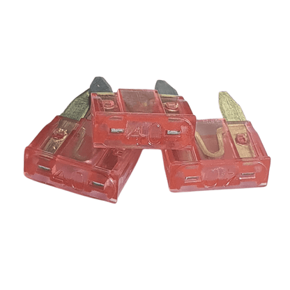 Unbranded 10x 40 AMP Mini Car Fuse Blade Truck Auto 40A Automotive Fuses