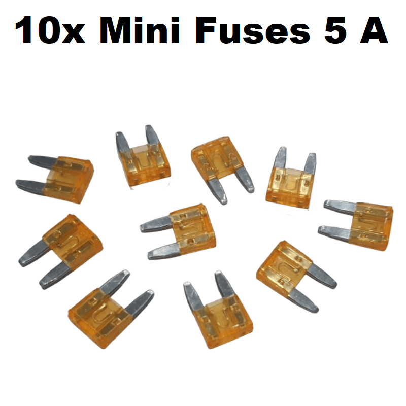 Unbranded 10x 5 AMP Mini Car Fuse Blade Truck Auto 5A Automotive Fuses