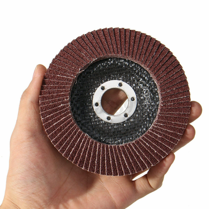 Unbranded 125mm/5'' 19000rpm Metal Sanding Flap Discs Angle Grinder Wheel Grid 40
