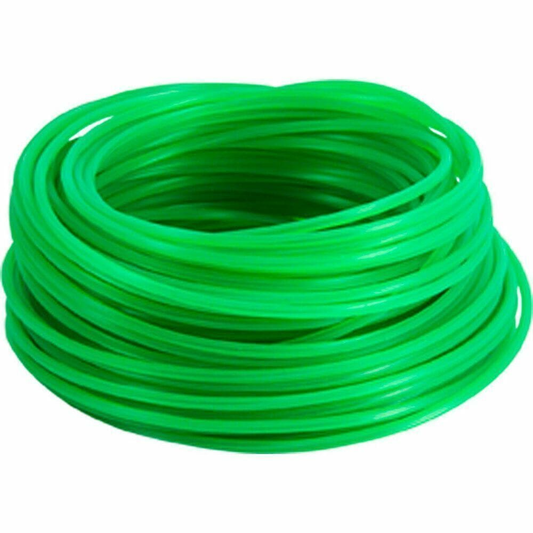 Unbranded 15m Trimmer Line Whipper Snipper Cord Brush cutter 2mm Nylon Mowers Wire Green