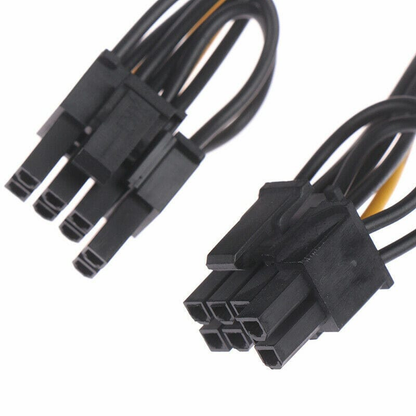 Unbranded 15pin SATA Male to 8pin 6+2 PCI-E Power Cable Gaming Graphic Video Card Bitcoin