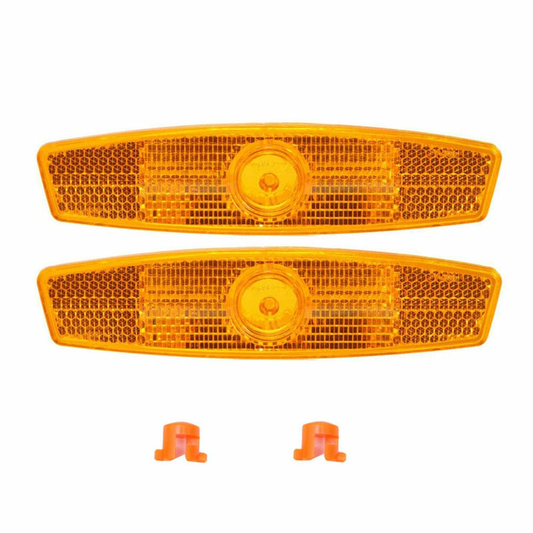 Unbranded 1pair Bicycle Bike Wheel Safety Spoke Reflector Reflective Mount Clip Warning