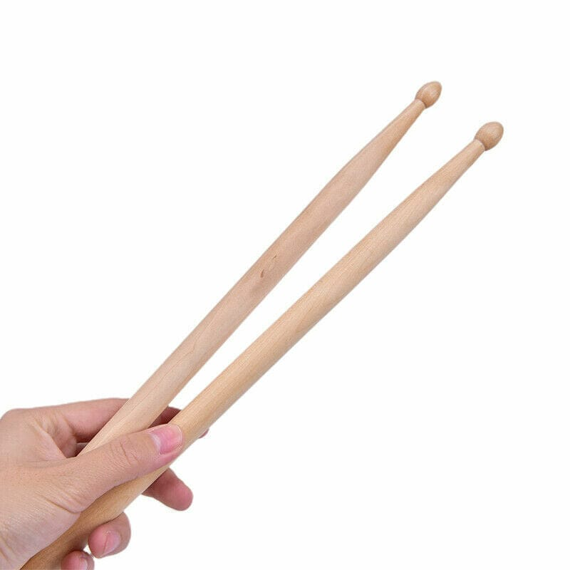 Unbranded 1Pair Lightweight Music Children Maple Wood Oval Tip Drum Sticks AccessoriesEB