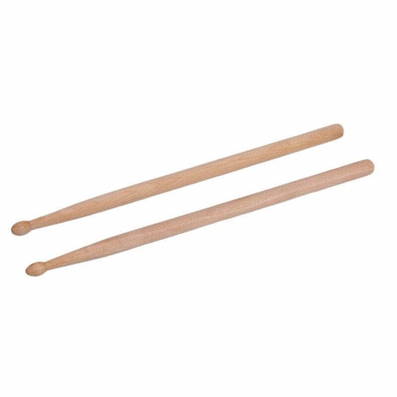 Unbranded 1Pair Lightweight Music Children Maple Wood Oval Tip Drum Sticks AccessoriesEB