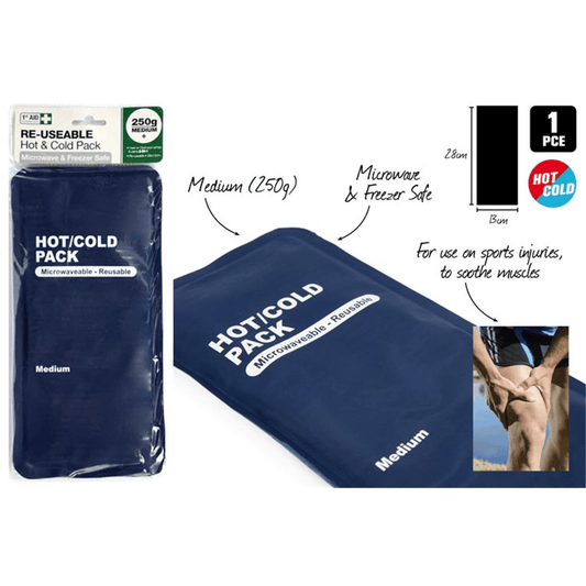 Unbranded 1x Medium Reusable Hot & Cold Pack Microwave Freezer Swelling Inflammation