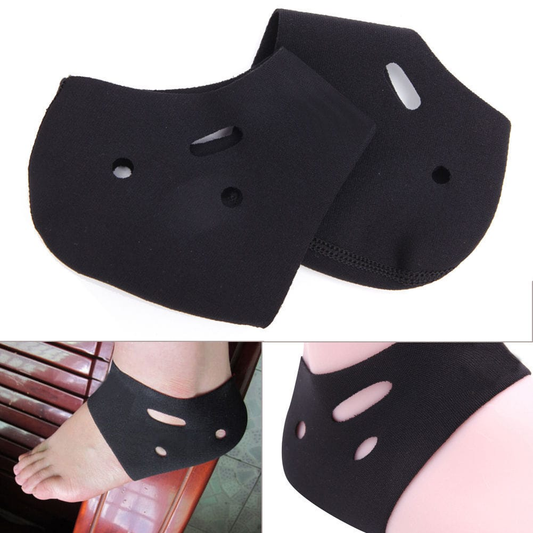 Unbranded 2 Pcs Plantar Fasciitis Foot Arch Pain Heel Protector Breathable Air Support