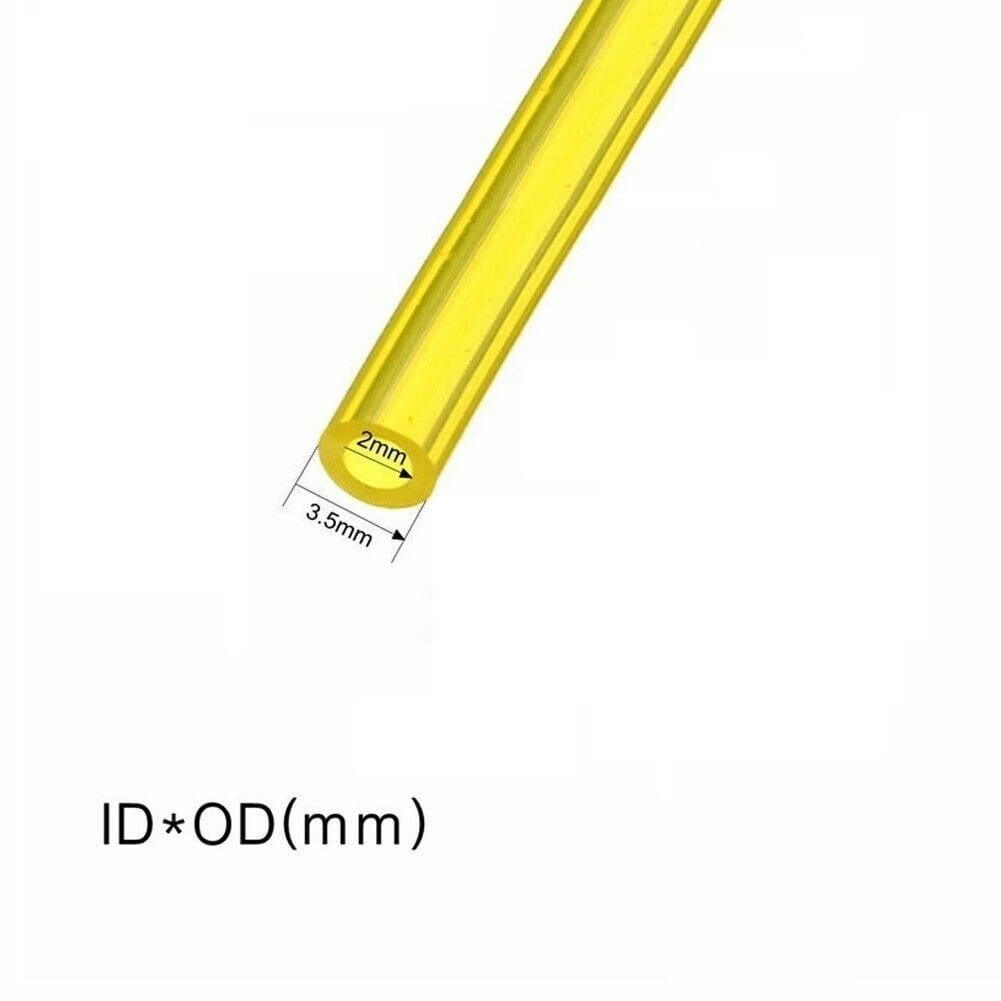 Unbranded 2mm*3.5mm Fuel Gas Line Pipe Hose For Trimmer Chainsaw Blower ID 2mm/2.5mm/3mm Lawnmowers