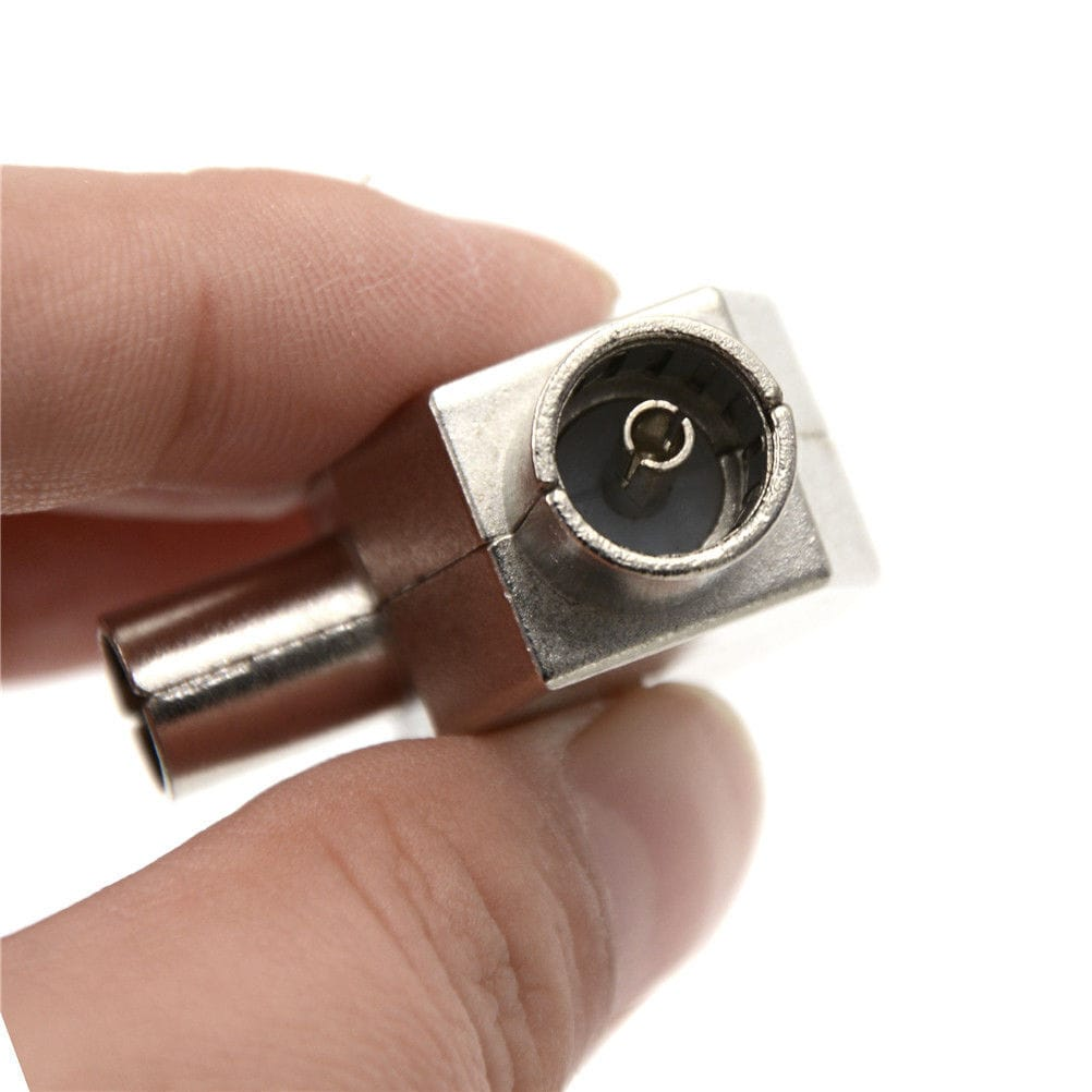 Unbranded 2Way PAL TV Aerial Coaxial Antenna Signal Splitter Indoor Passive Metal Casing3C
