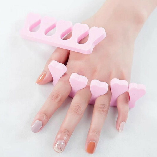 Unbranded 2X Soft Sponge Foam Finger Toe Separator Nail Art Salon Pedicure Manicure