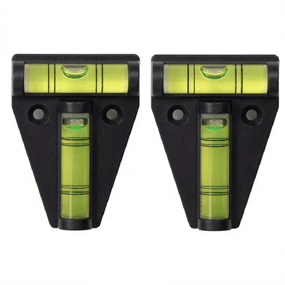 Unbranded 2x Spirit Level Bubble Caravan RV T Leveler Precision Camper Gauge Tool
