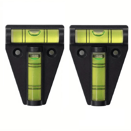Unbranded 2x Spirit Level Bubble Caravan RV T Leveler Precision Camper Gauge Tool