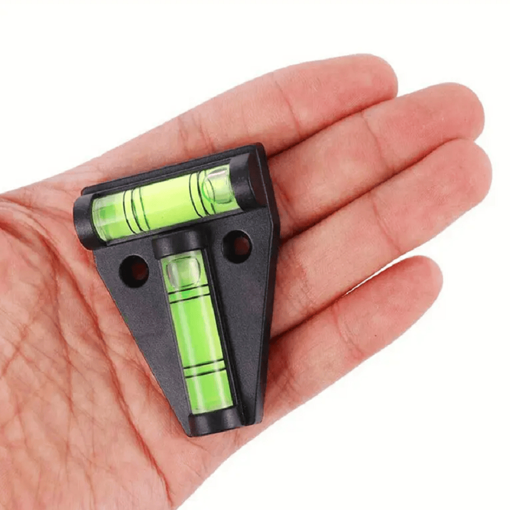 Unbranded 2x Spirit Level Bubble Caravan RV T Leveler Precision Camper Gauge Tool