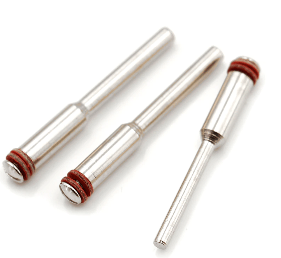 Unbranded 3.17mm Steel Screw Mandrel Cut-off Wheel Holder Shaft For Rotary Tool 3pcs