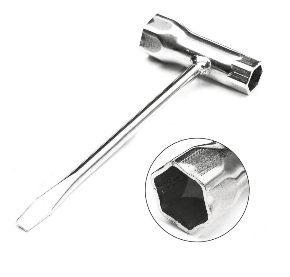 Unbranded 3/4inch (19mm) x 1/2inch (13mm) Chain Saw Wrench Bar Nut G1J6 Spark Plug Trimmer