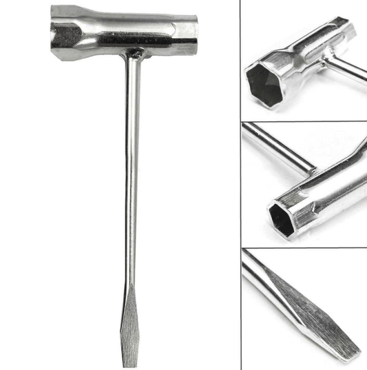 Unbranded 3/4inch (19mm) x 1/2inch (13mm) Chain Saw Wrench Bar Nut G1J6 Spark Plug Trimmer