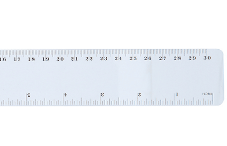 Unbranded 30cm Plastic Ruler School 12Inch Stationery Office
