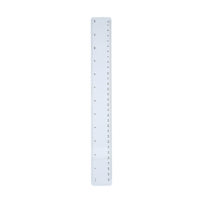 Unbranded 30cm Plastic Ruler School 12Inch Stationery Office