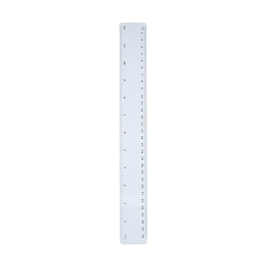Unbranded 30cm Plastic Ruler School 12Inch Stationery Office