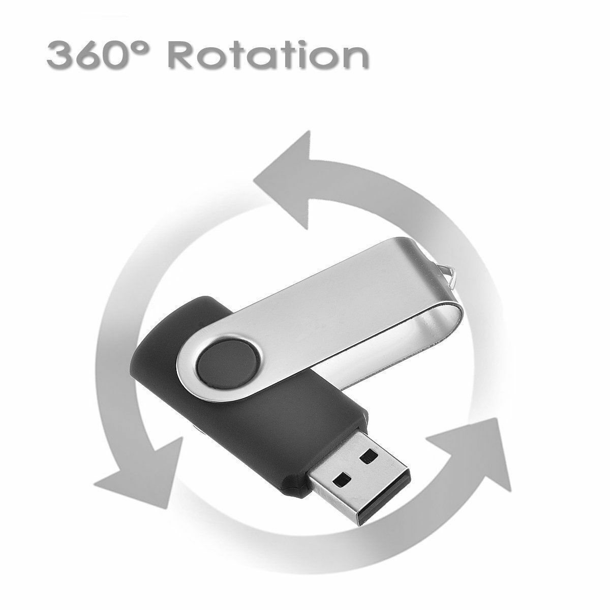 Unbranded 32GB USB Flash Drive Memory Stick Thumb Swivel 2.0 Data Storage