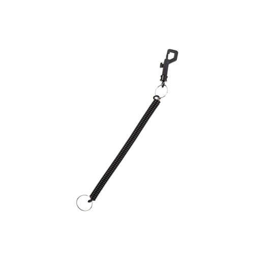 Unbranded 33cm Key Chain Plastic Buckle Keyring Holder Coil Stretchable Spiral Lightweight