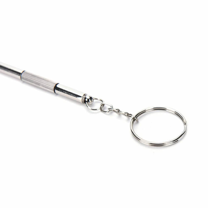 Unbranded 3in1 Eyeglass Screwdriver Flat Head + Sunglass Watch Repair Tool with Keychain