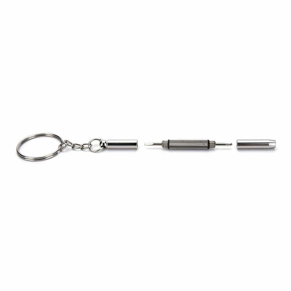 Unbranded 3in1 Eyeglass Screwdriver Flat Head + Sunglass Watch Repair Tool with Keychain
