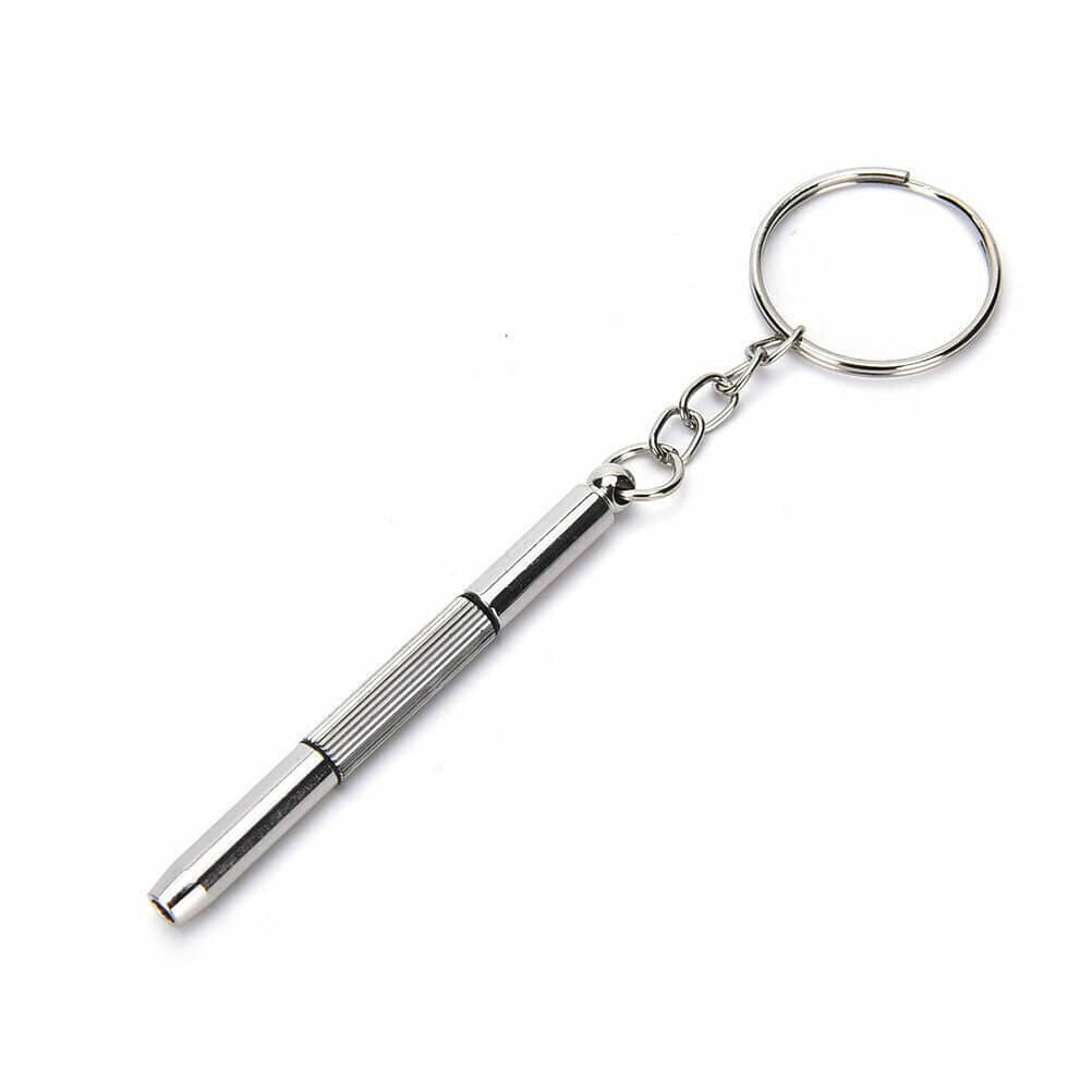 Unbranded 3in1 Eyeglass Screwdriver Flat Head + Sunglass Watch Repair Tool with Keychain