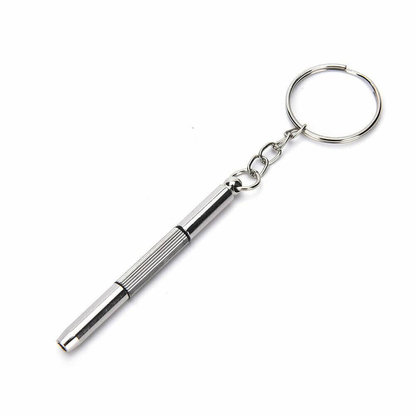 Unbranded 3in1 Eyeglass Screwdriver Flat Head + Sunglass Watch Repair Tool with Keychain