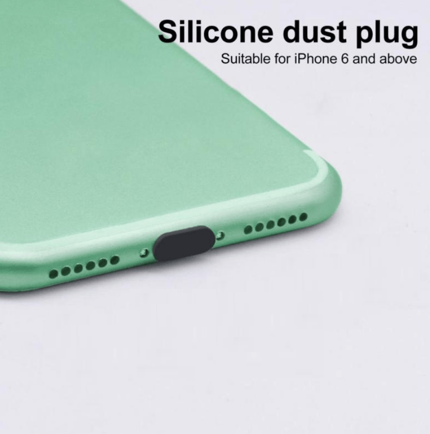 Unbranded 3PCS iPhone Anti Dust Plug Cover Charger Port Cap Smart Phone Accessories