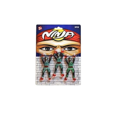 Unbranded 3pcs Sticky Ninja Warriors Climb Toy Games Stretch Contracts