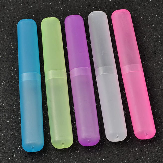 Unbranded 4x Protect Holder Portable Travel Hiking Camping Toothbrush Case Box Tube Cover