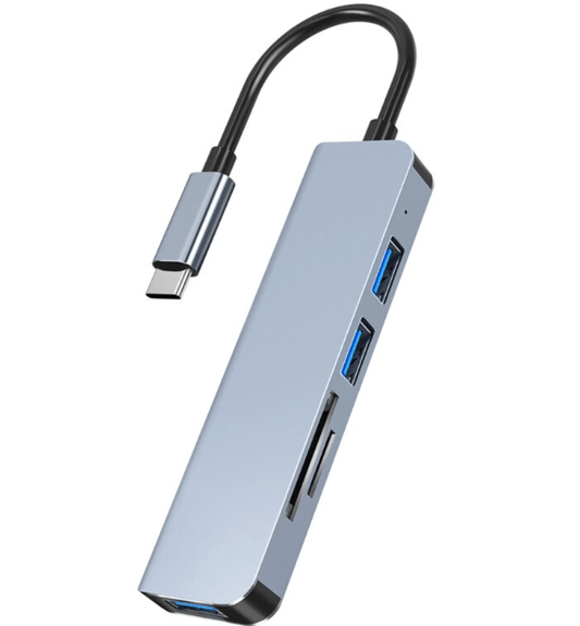 Unbranded 5 in 1 USB-C HUB Type-C USB Multi 3.0 2.0 Micro SD TF OTG Port Charge Macbook