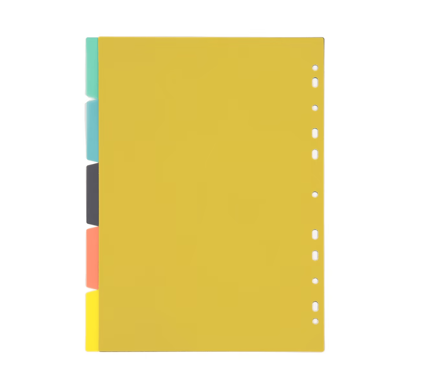 Unbranded 5 Tab Bright Dividers A4 file dividers indices document Organizer Office