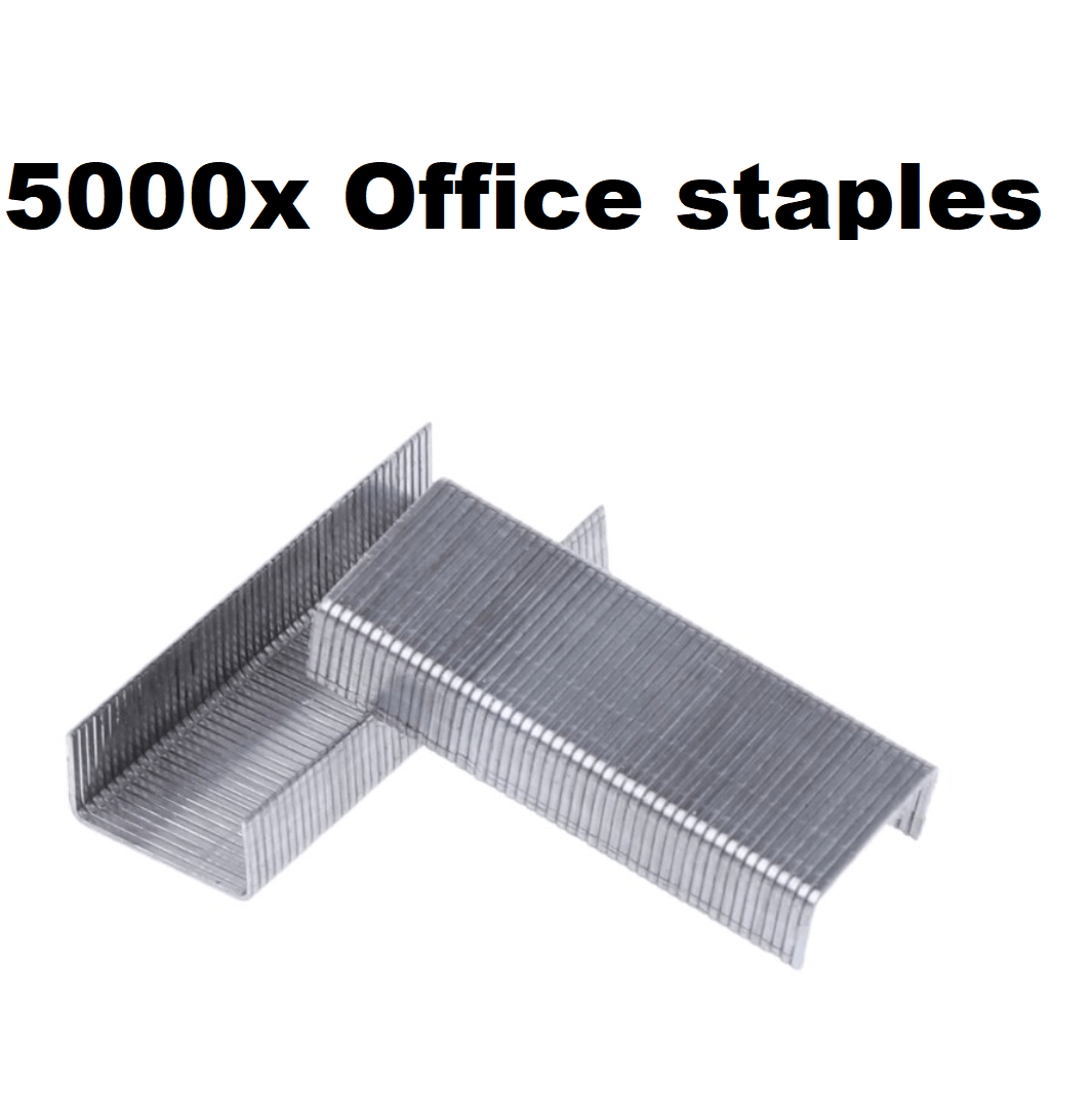 Unbranded 5000x Staples Refill Standard Stapler School Home Office staple Craft 26/6