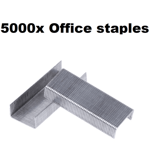 Unbranded 5000x Staples Refill Standard Stapler School Home Office staple Craft 26/6