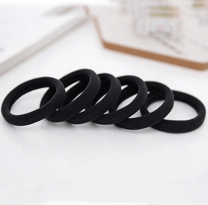 Unbranded 50x Women Girls Hair Band Ties Rope Ring Elastic Hairband Ponytail Holder Black