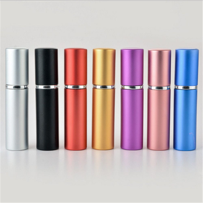 Unbranded 5ML Travel Aluminum Refillable Perfume Bottle Spray Empty Cosmetic Container