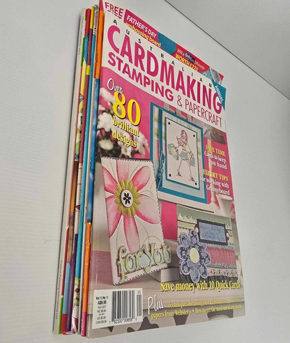 Unbranded 7x Mixed Cardmaking Paper Crafts Stamping Scrapbooking Card Making Magazine