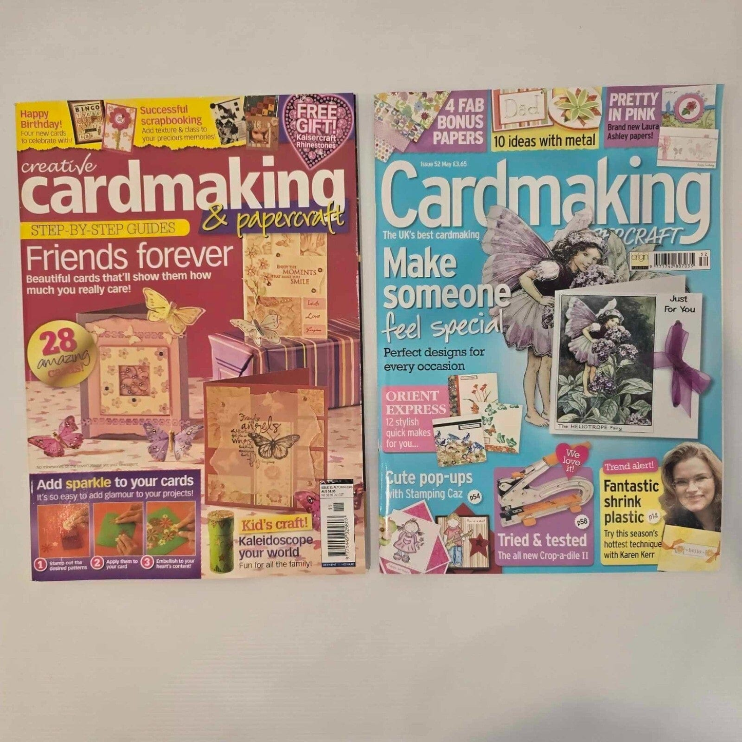 Unbranded 7x Mixed Cardmaking Paper Crafts Stamping Scrapbooking Card Making Magazine